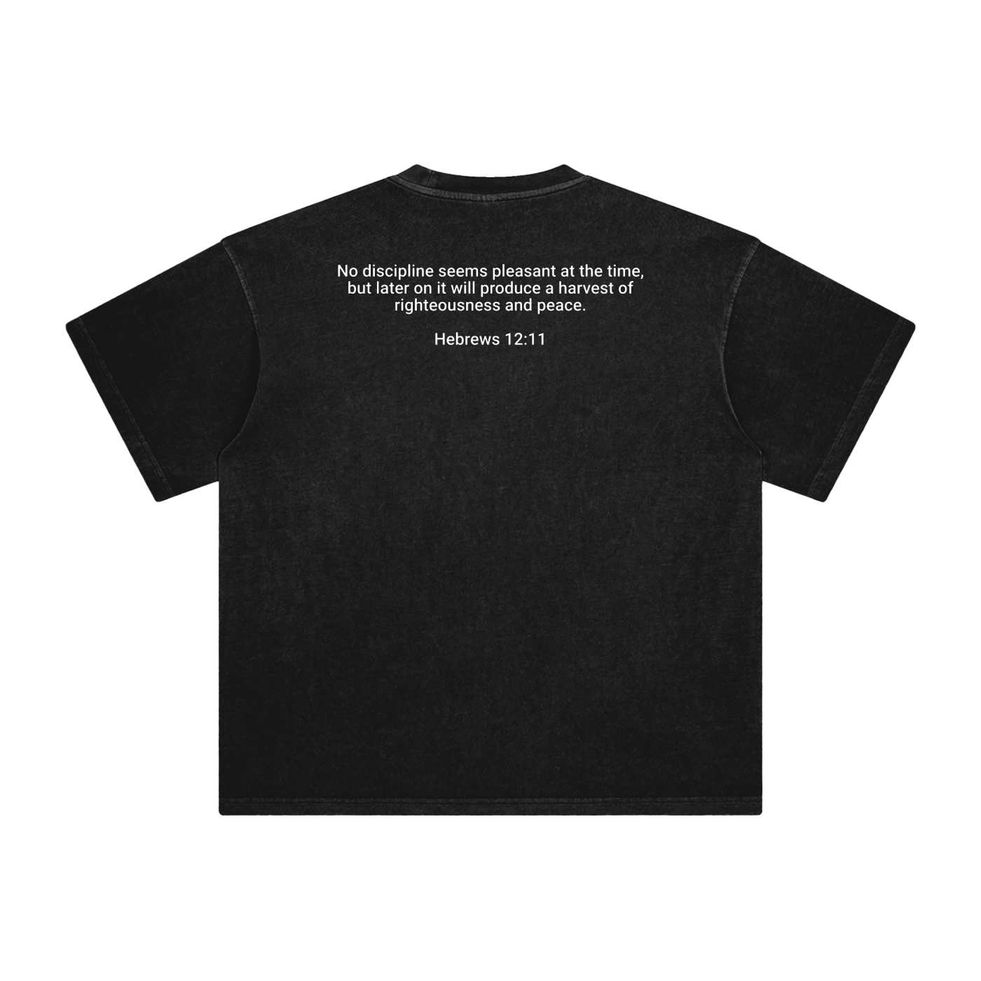 Hebrews 12:11 Enzyme Wash T-shirt