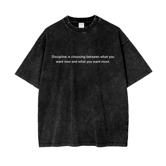 Hebrews 12:11-Oversize Snow Washed T-Shirt