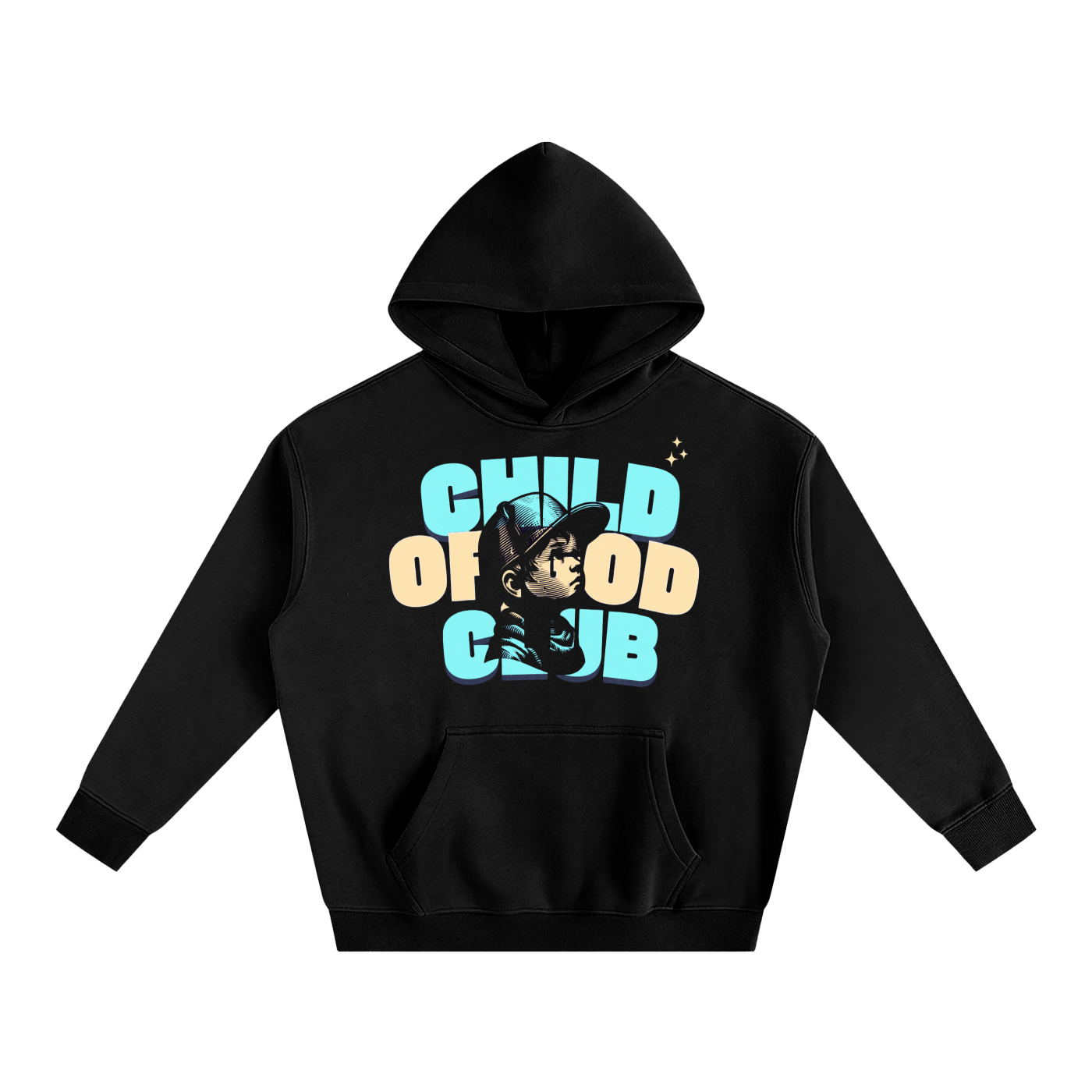 Child of God Club-Oversize Fleeced Hoodie