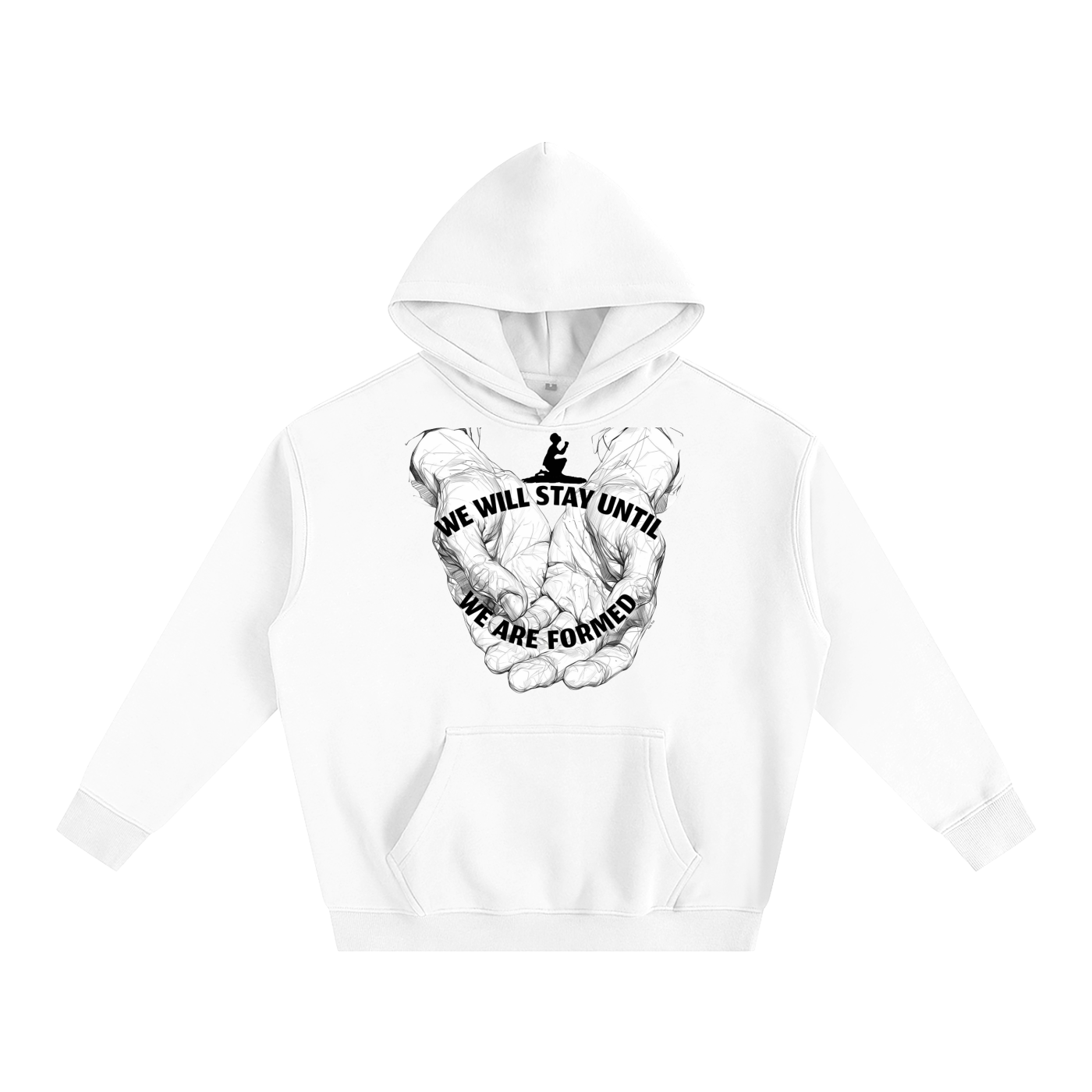 We Qavah Oversize Fleeced Hoodie