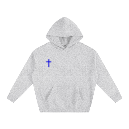 hoodie ,blue,grey,gray,royal lbue,royal blue,white hoodie,white,cross ,without a doubt