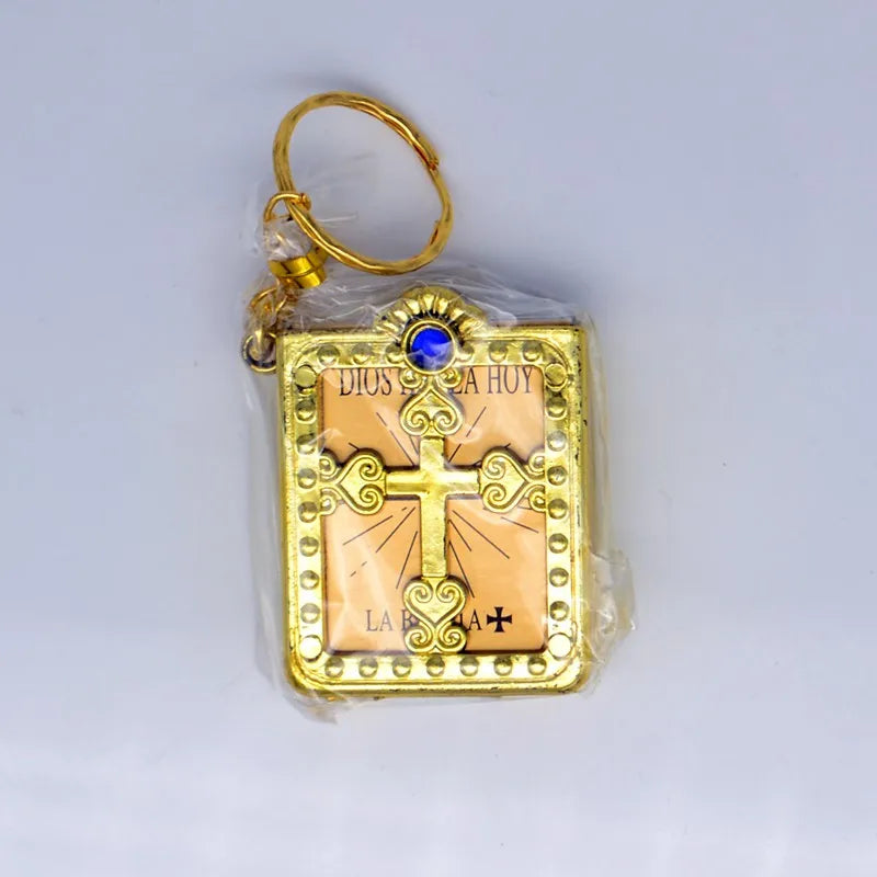 Mini Spanish Bible Keychain – La Biblia Dios Faith Gift