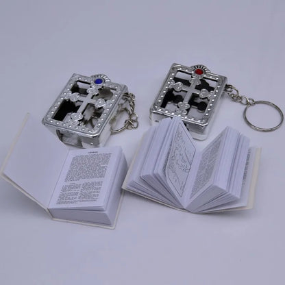 Mini Spanish Bible Keychain – La Biblia Dios Faith Gift