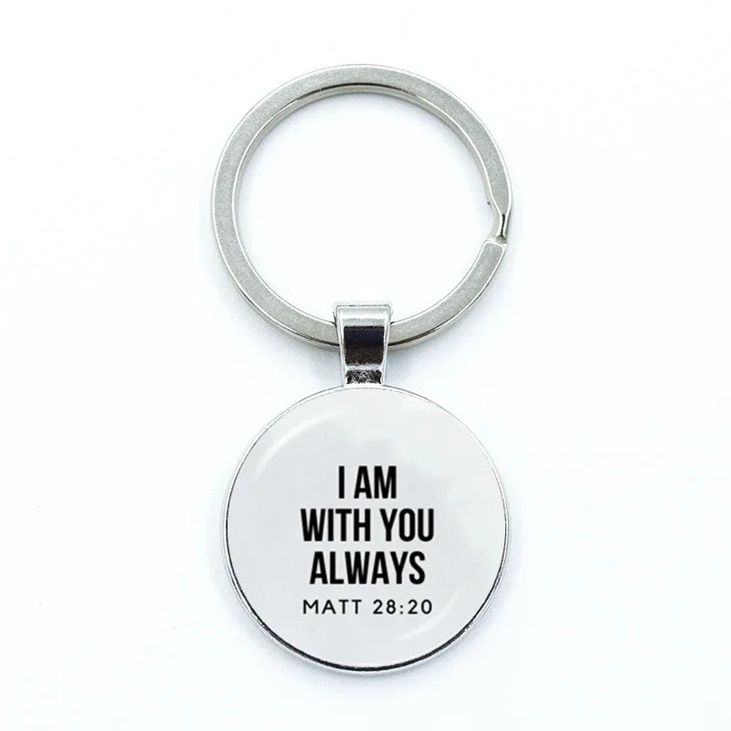 Bible Verse Keychain – Scripture Faith Gift Accessory
