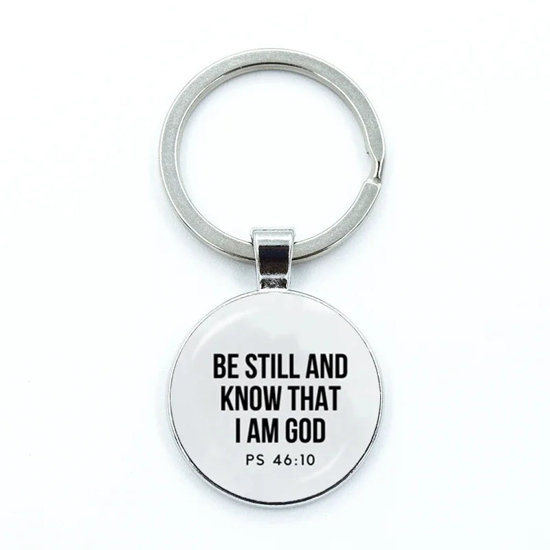 Bible Verse Keychain – Scripture Faith Gift Accessory