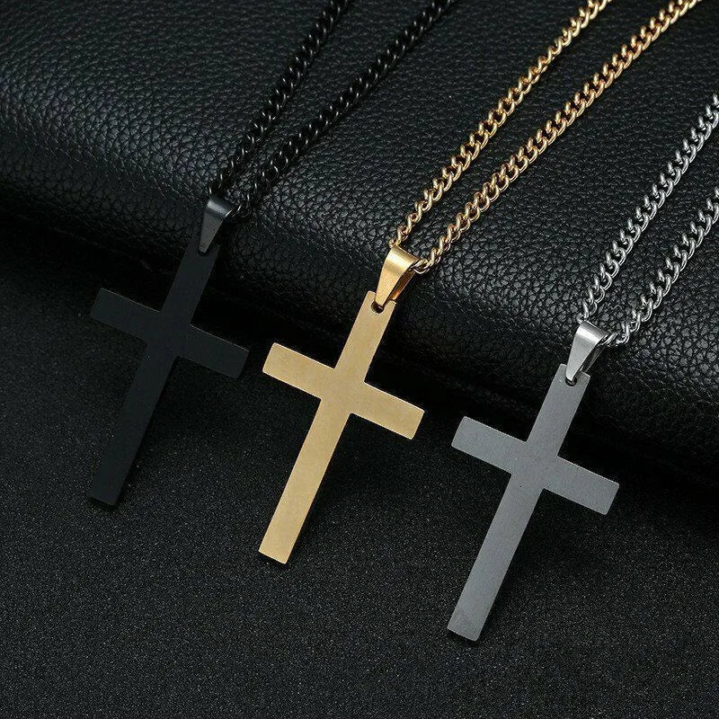 Cross Pendant Necklace for Men