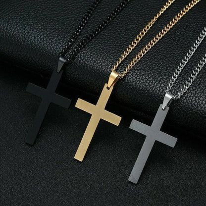 Cross Pendant Necklace for Men
