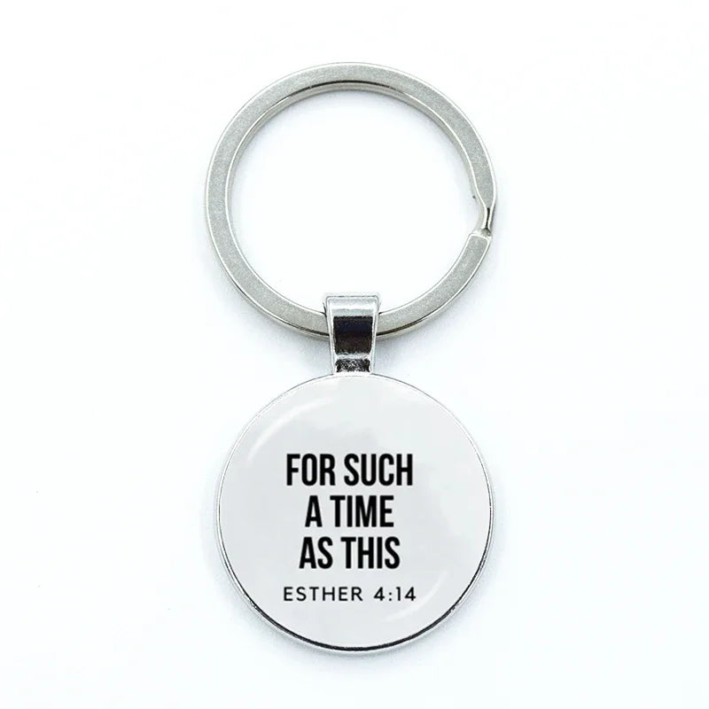 Bible Verse Keychain – Scripture Faith Gift Accessory