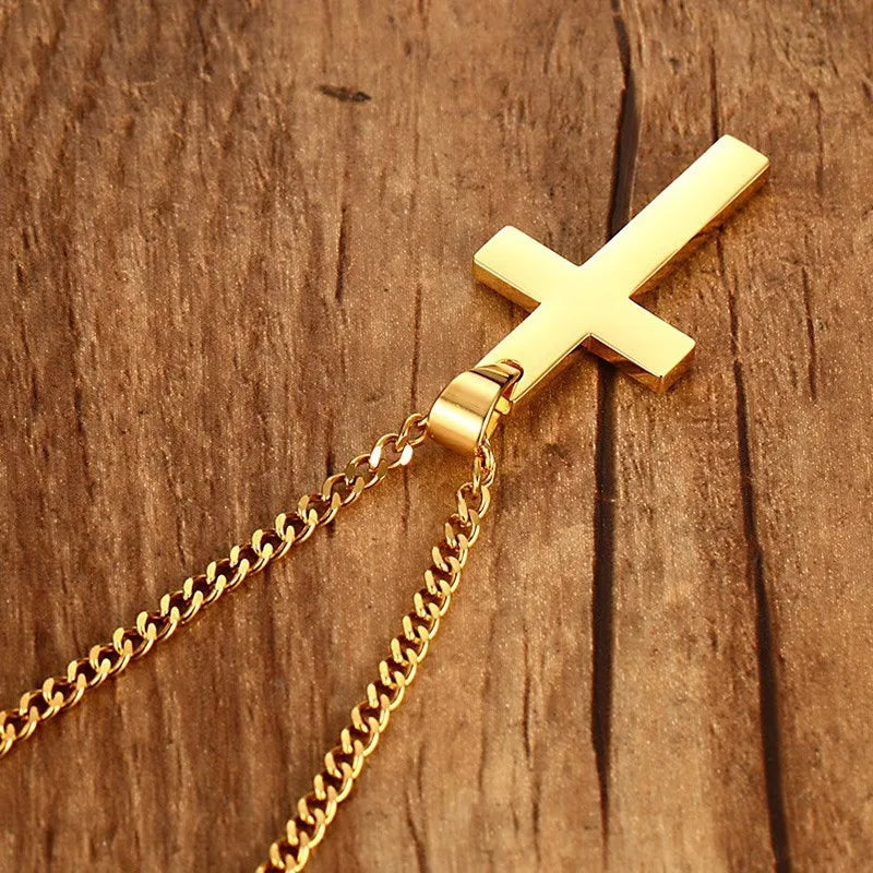 Cross Pendant Necklace for Men