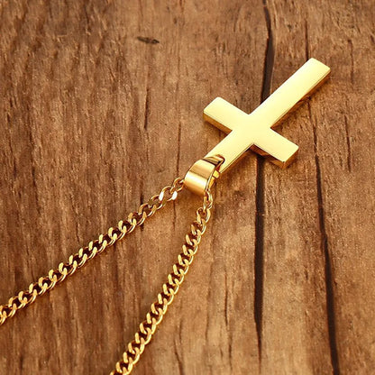 Cross Pendant Necklace for Men