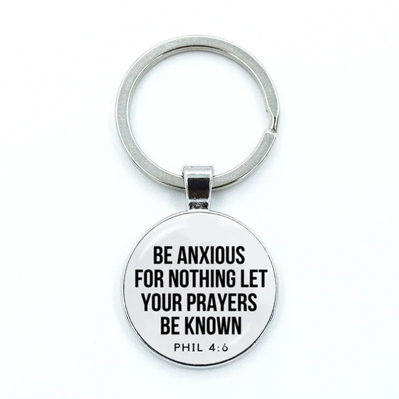 Bible Verse Keychain – Scripture Faith Gift Accessory