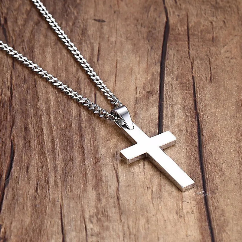 Cross Pendant Necklace for Men