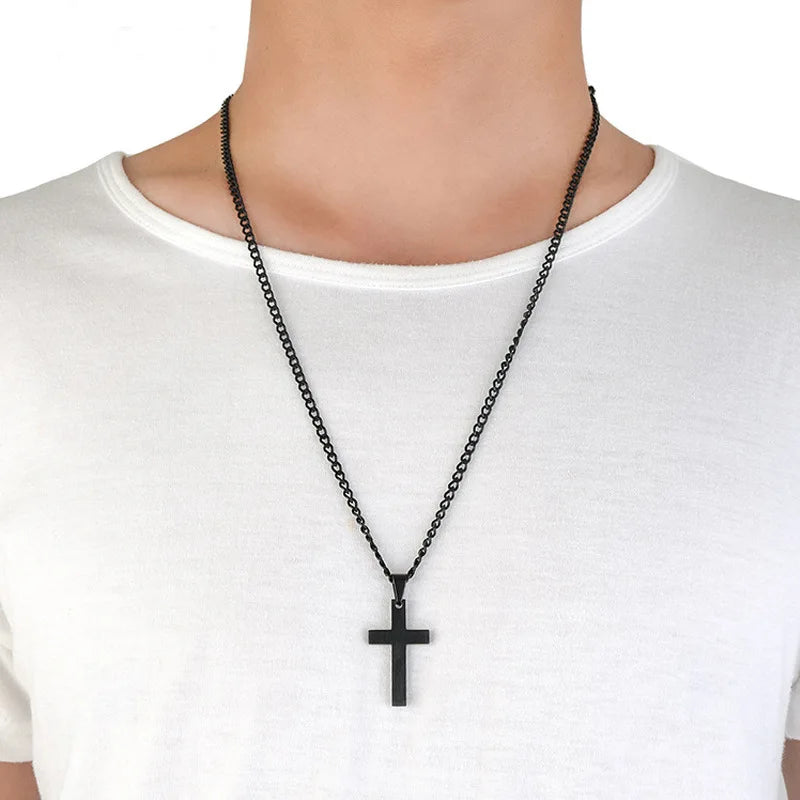 Cross Pendant Necklace for Men