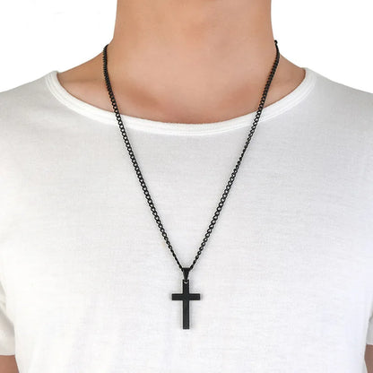 Cross Pendant Necklace for Men
