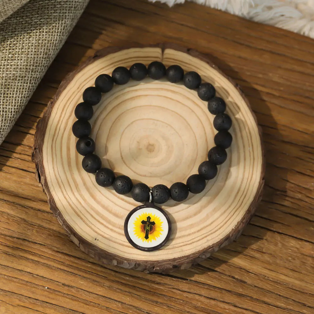 NFC Smart Bible Verse Beaded Bracelet – Scan to Read Scripture