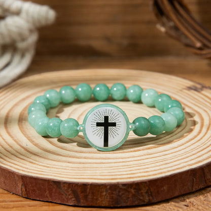 NFC Smart Bible Verse Beaded Bracelet – Scan to Read Scripture