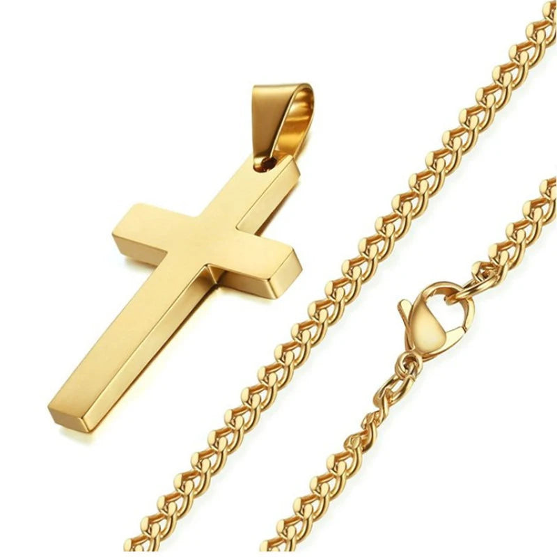 Cross Pendant Necklace for Men