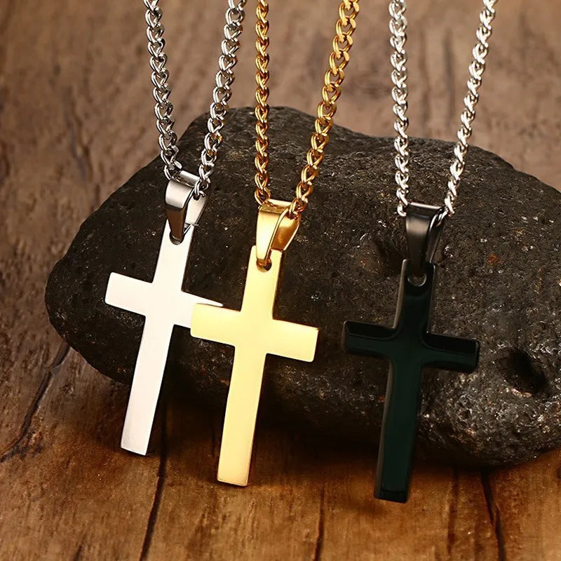 Cross Pendant Necklace for Men