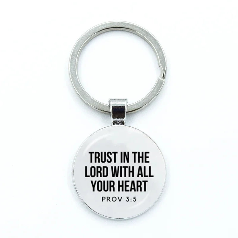 Bible Verse Keychain – Scripture Faith Gift Accessory