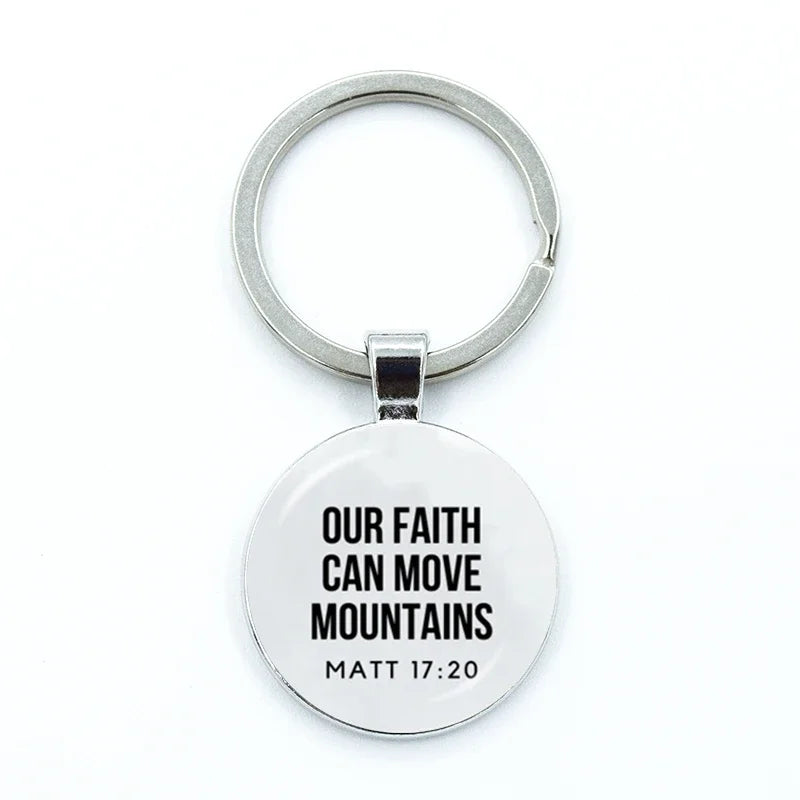 Bible Verse Keychain – Scripture Faith Gift Accessory
