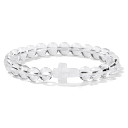 Cross Bracelet Natural Stone Beads Bracelets