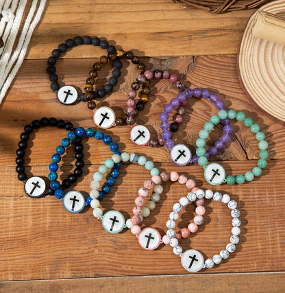NFC Smart Bible Verse Beaded Bracelet – Scan to Read Scripture