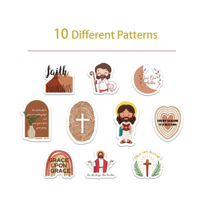 Jesus Sticker Pack – 500 or 1000pcs for Phone, Laptop & More