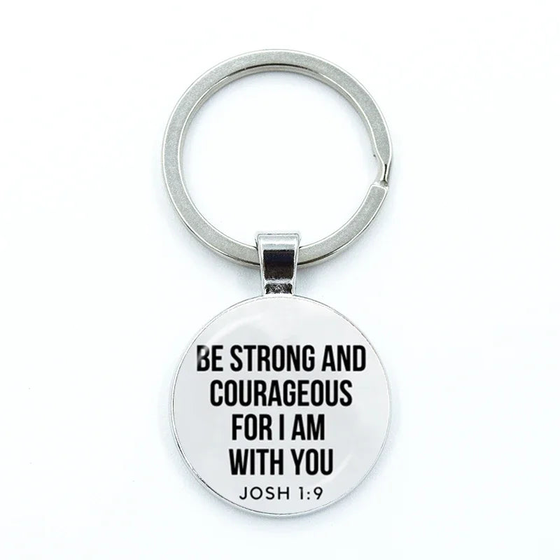 Bible Verse Keychain – Scripture Faith Gift Accessory