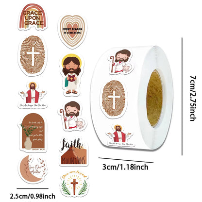 Jesus Sticker Pack – 500 or 1000pcs for Phone, Laptop & More