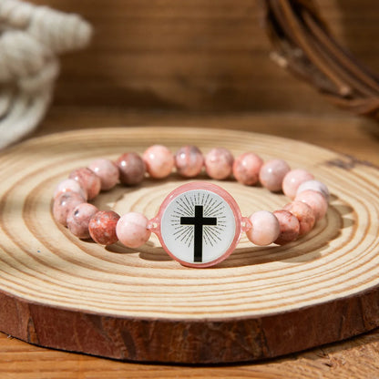 NFC Smart Bible Verse Beaded Bracelet – Scan to Read Scripture