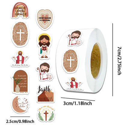 Jesus Sticker Pack – 500 or 1000pcs for Phone, Laptop & More