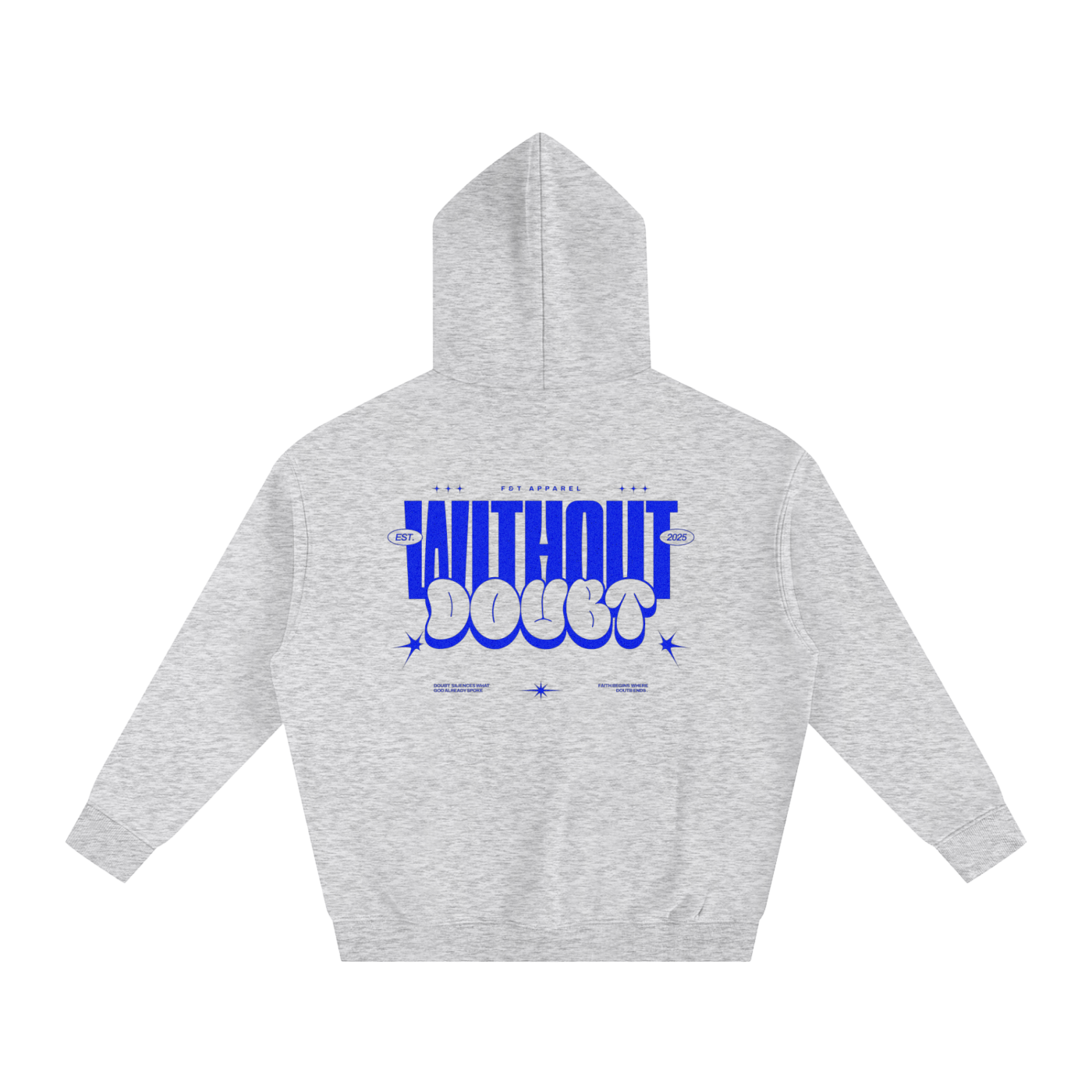 hoodie ,blue,grey,gray,royal lbue,royal blue,white hoodie,white,cross ,without a doubt