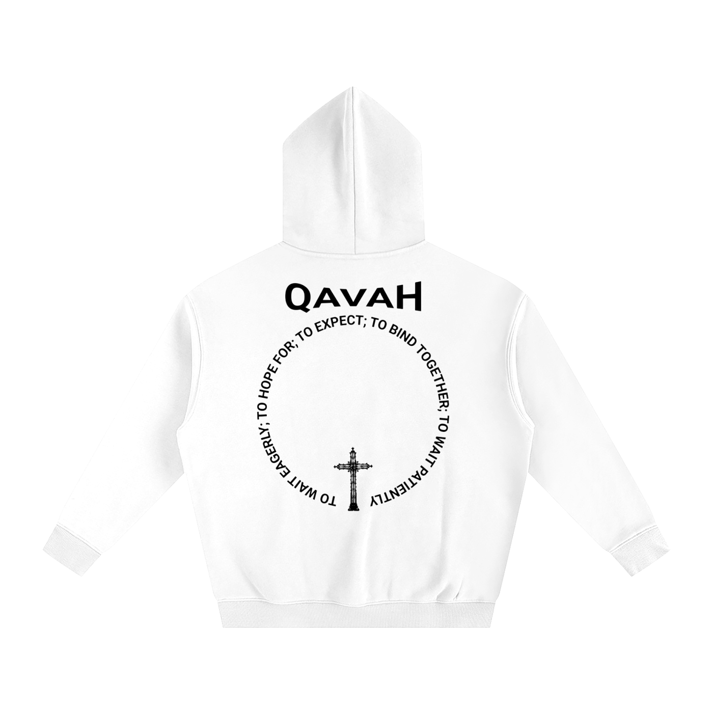 We Qavah Oversize Fleeced Hoodie