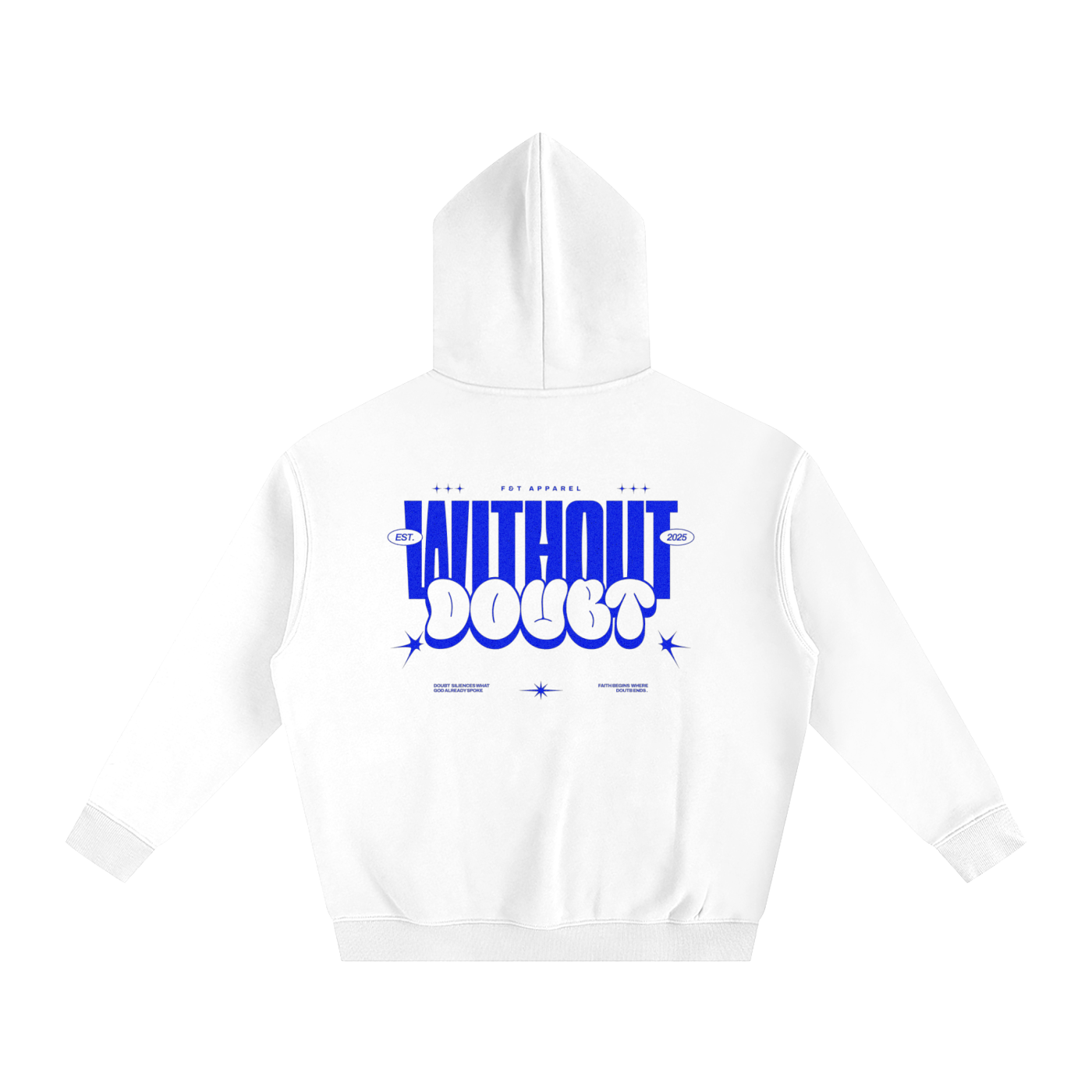 hoodie ,blue,grey,gray,royal lbue,royal blue,white hoodie,white,cross ,without a doubt