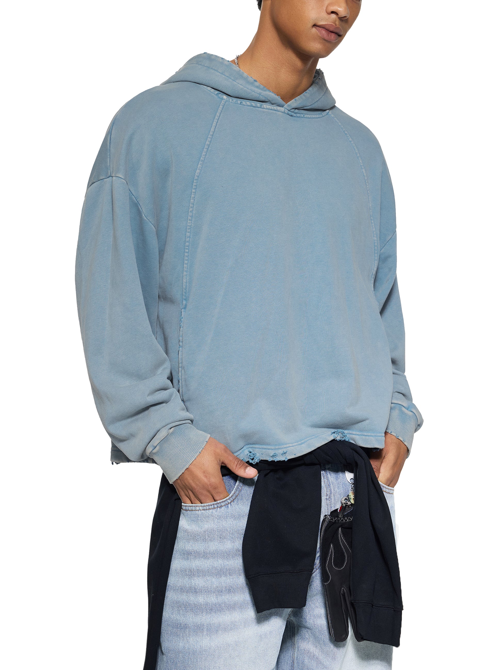 end the madness ,blue ,jeans ,jean ,jacket,shirt ,graphic ,black,angels 